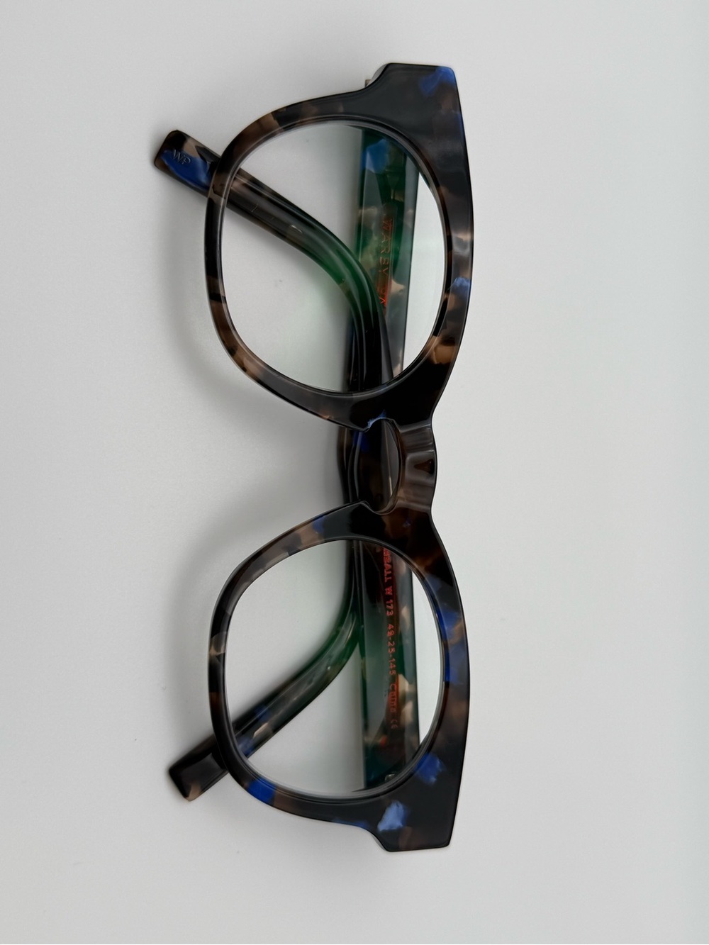 Warby Parker “Kimball” Blue and Brown Tortoiseshell Unisex Acetate Glasses